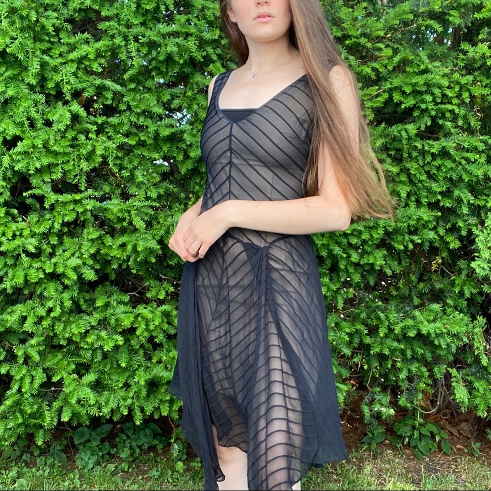 BCBG Maxazria Asymmetrical Hem Dress